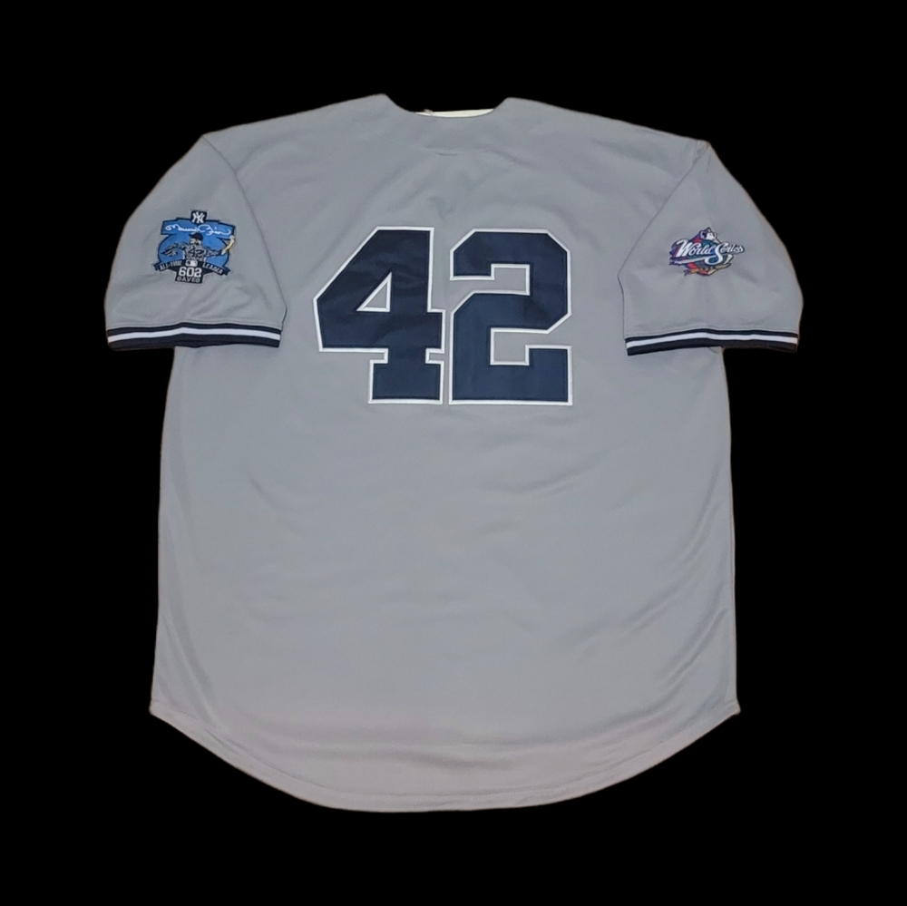 Mariano Rivera Jersey New York Yankees 1998 World Series Throwback ALL Stitched!